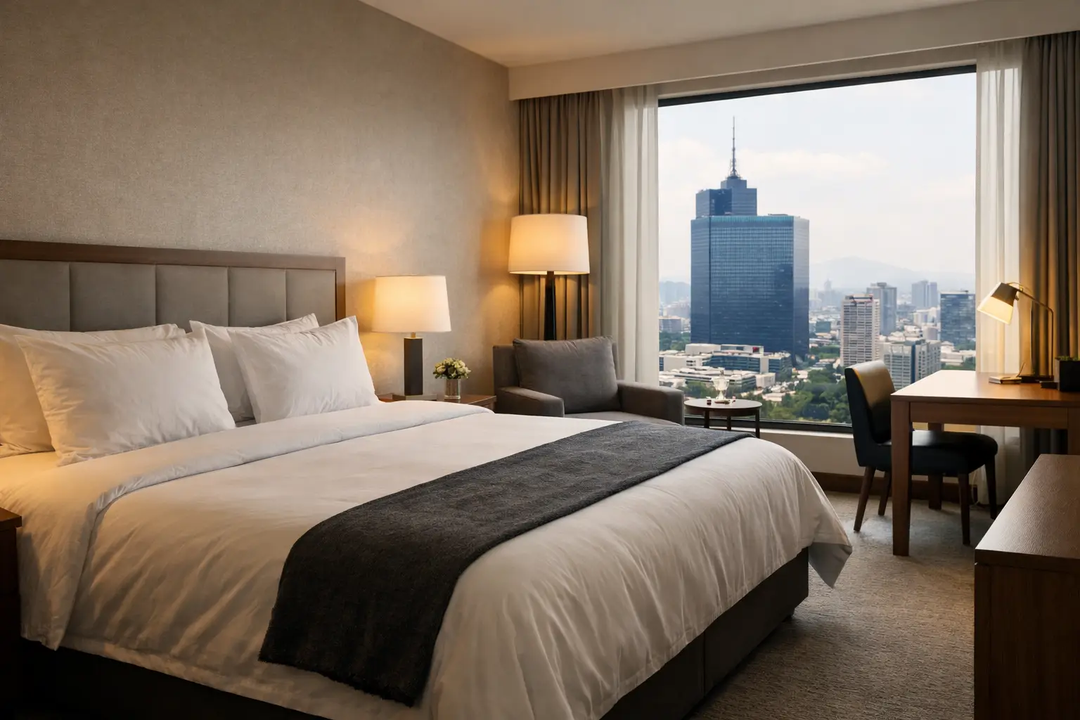 Habitación king CDMX cerca del WTC